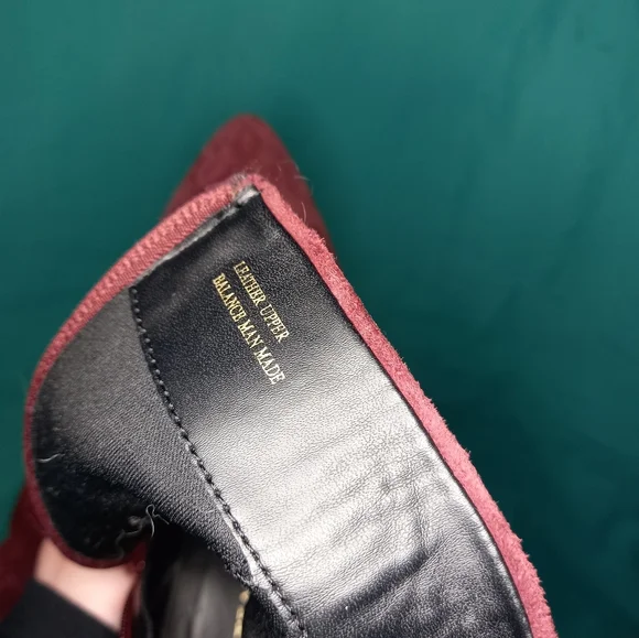 Wine Color Booties - Picture 6 of 6